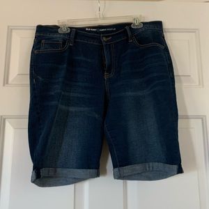 Old Navy Denim Bermuda Shorts, Size 12